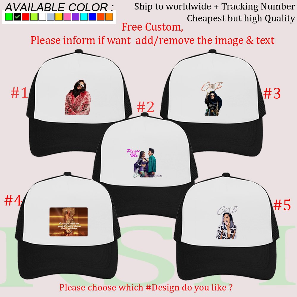 CARDI B Concert Album Hat Cap