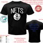 Brooklyn Nets 2 NBA Basketball Sport Shirt All Size Adult S - 5XL Kids Infants Toddler