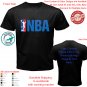 NBA National Basketball Association 2 NBA Basketball Sport Shirt All Size Adult S - 5XL