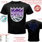 Sacramento Kings 1 NBA Basketball Sport Shirt All Size Adult S - 5XL Kids Infants Toddler