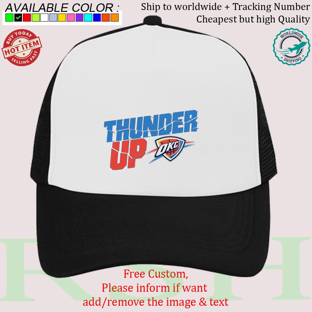 Oklahoma City Thunder 2 NBA Basketball Sport Hat Cap