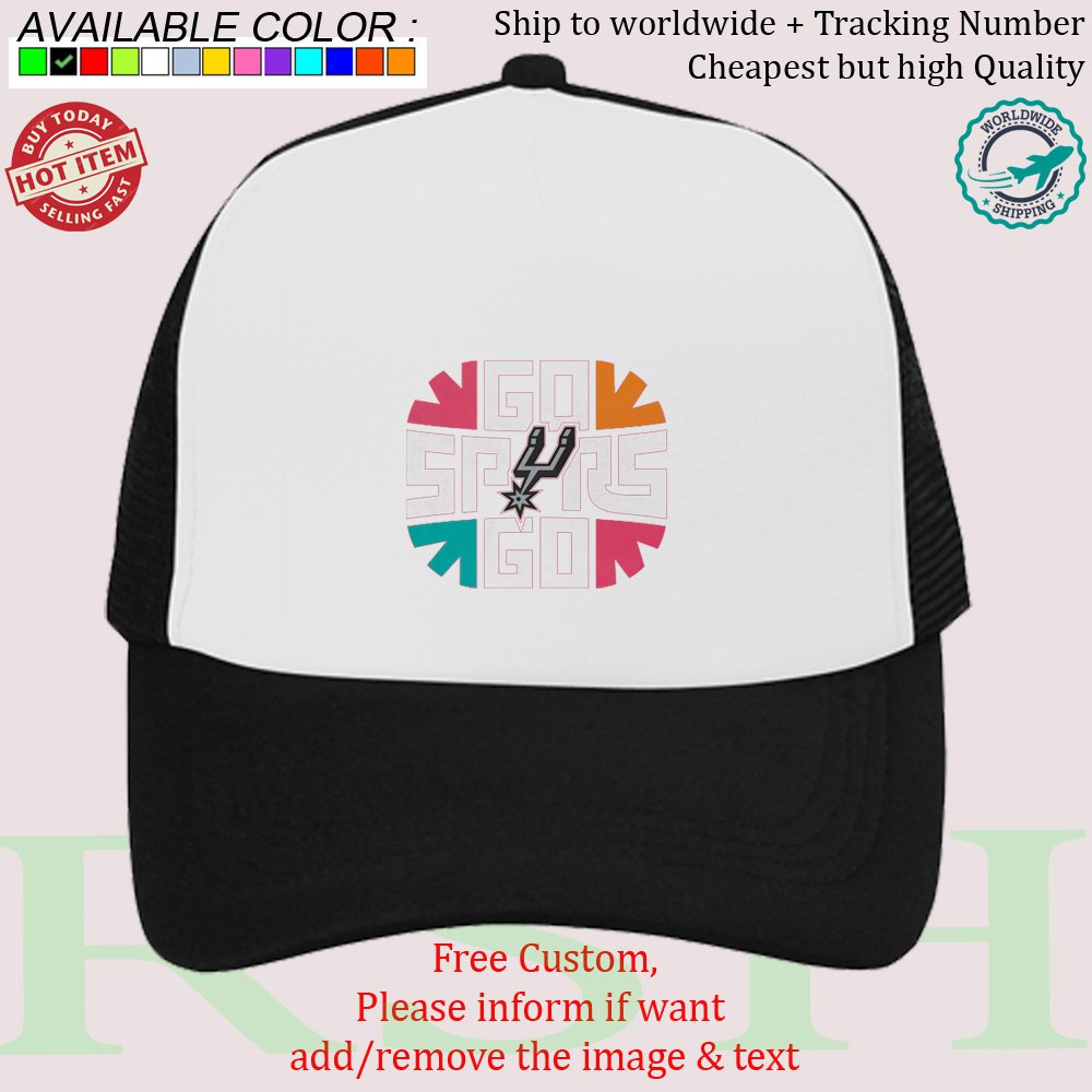 San Antonio Spurs 2 NBA Basketball Sport Hat Cap