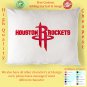 Houston Rockets 1 NBA Basketball Sport Pillow Case