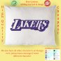 Los Angeles Lakers 2 NBA Basketball Sport Pillow Case