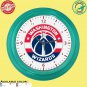 Washington Wizards 2 NBA Basketball Sport Wall Clock