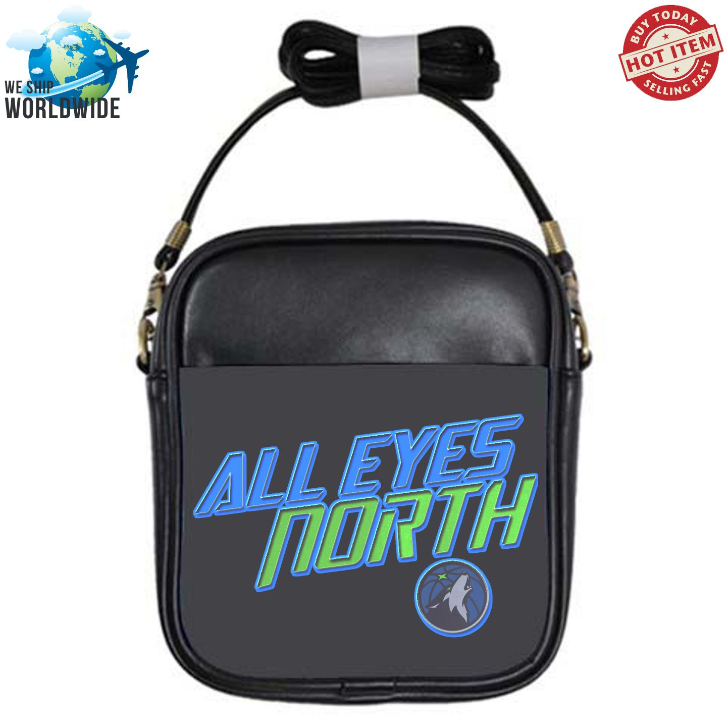 Minnesota Timberwolves 2 NBA Basketball Sport Unisex Sling Bags