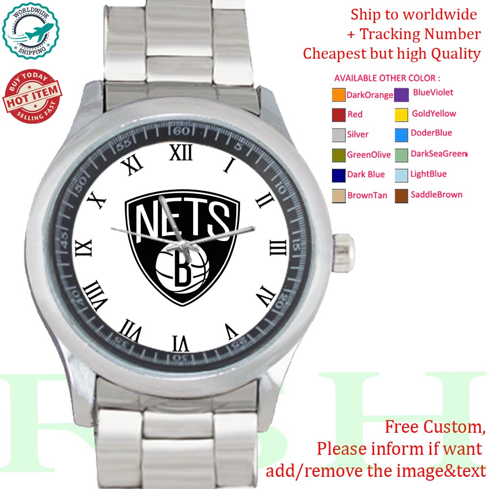 Brooklyn Nets 2 NBA Basketball Sport Watches