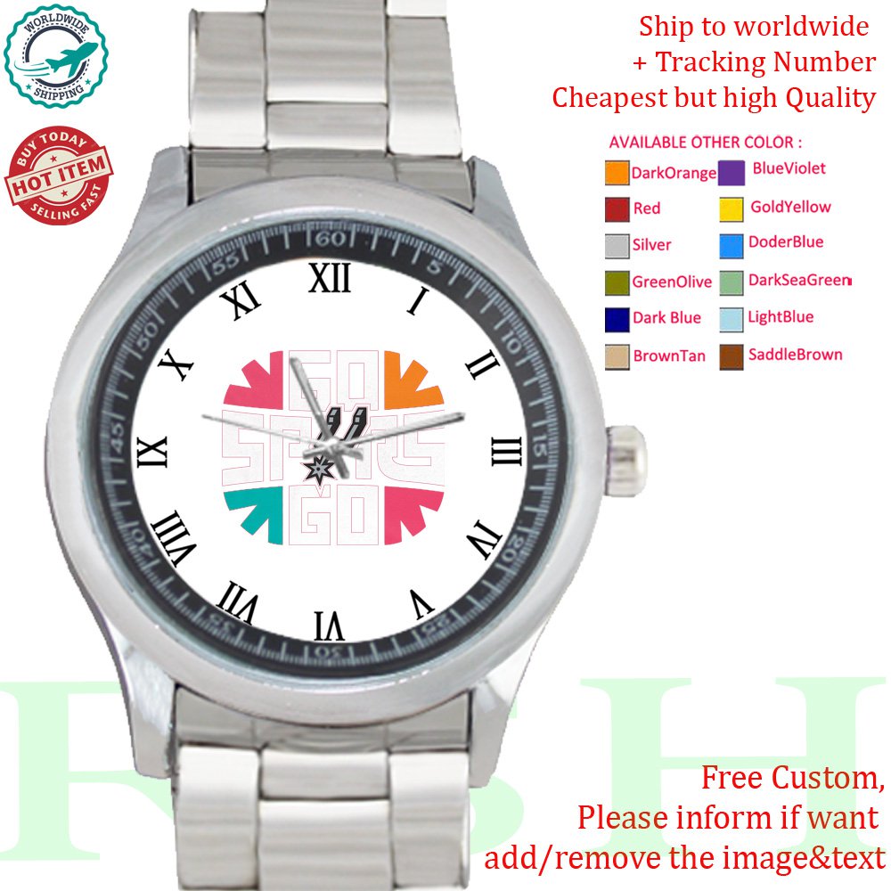 San Antonio Spurs 2 NBA Basketball Sport Watches