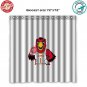 Atlanta Hawks 3 NBA Basketball Suport Shower Curtain