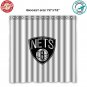 Brooklyn Nets 2 NBA Basketball Suport Shower Curtain