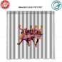 Cleveland Cavaliers 1 NBA Basketball Suport Shower Curtain
