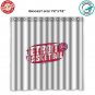 Detroit Pistons 1 NBA Basketball Suport Shower Curtain