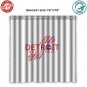 Detroit Pistons 2 NBA Basketball Suport Shower Curtain