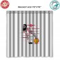 Houston Rockets 3 NBA Basketball Suport Shower Curtain