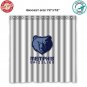 Memphis Grizzlies 1 NBA Basketball Suport Shower Curtain