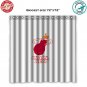 Miami Heat 1 NBA Basketball Suport Shower Curtain