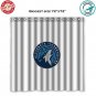 Minnesota Timberwolves 1 NBA Basketball Suport Shower Curtain