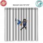 Minnesota Timberwolves 3 NBA Basketball Suport Shower Curtain