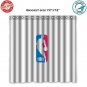 NBA National Basketball Association 1 NBA Basketball Suport Shower Curtain