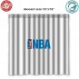 NBA National Basketball Association 2 NBA Basketball Suport Shower Curtain