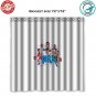 NBA National Basketball Association 3 NBA Basketball Suport Shower Curtain