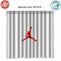 NBA National Basketball Association 4 NBA Basketball Suport Shower Curtain
