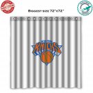 New York Knicks 2 NBA Basketball Suport Shower Curtain
