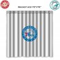 Philadelphia 76ers 3 NBA Basketball Suport Shower Curtain