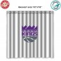 Sacramento Kings 1 NBA Basketball Suport Shower Curtain