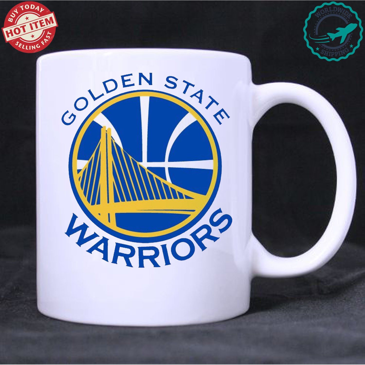 golden state warriors 2 NBA Basketball Sport White Mug