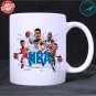 NBA National Basketball Association 3 NBA Basketball Sport White Mug