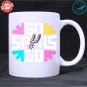 San Antonio Spurs 2 NBA Basketball Sport White Mug