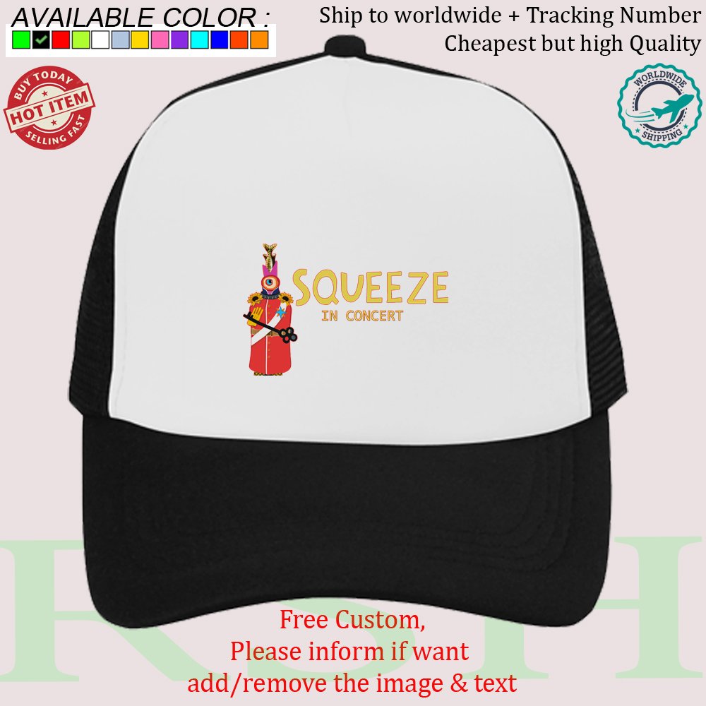SQUEEZE Tour Album Concert Hat Cap