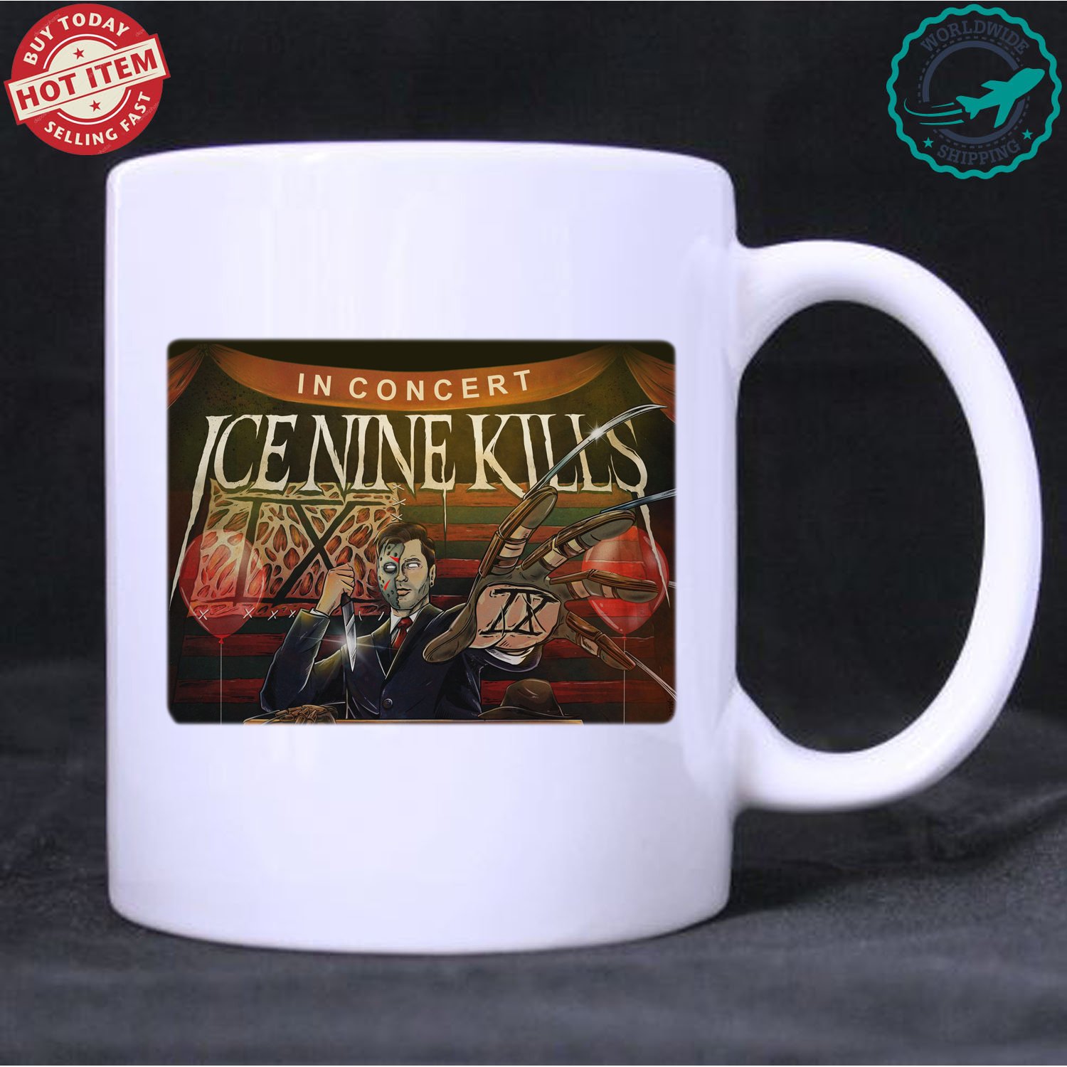 ICE NINE KILLS Tour Album Concert White Mug