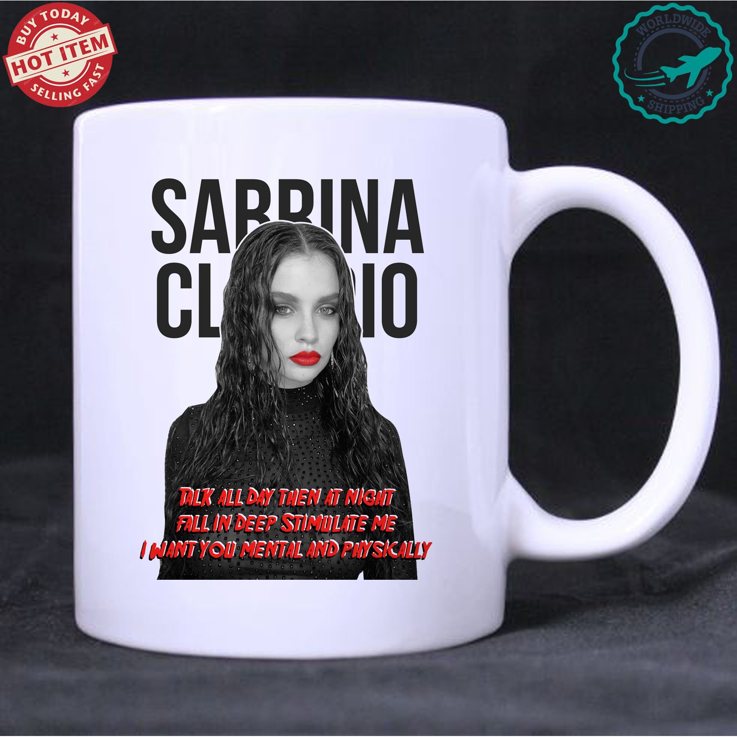 5 SABRINA CLAUDIO - TRUTH IS Album Concert White Mug