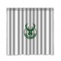 Milwaukee Bucks 2 NBA Basketball Suport Shower Curtain