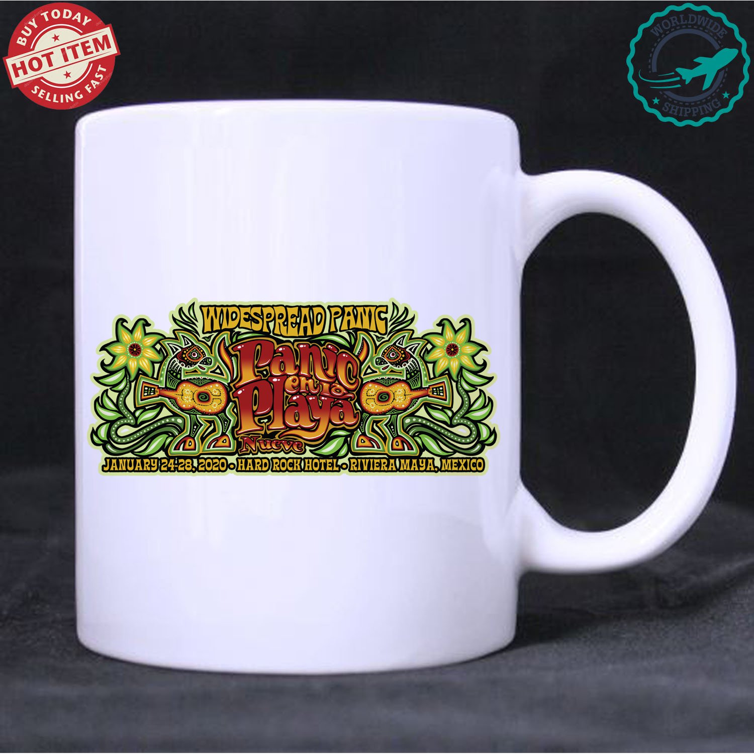WIDESPREAD PANIC - PANIC EN LA PLAYA NUEVE Mug