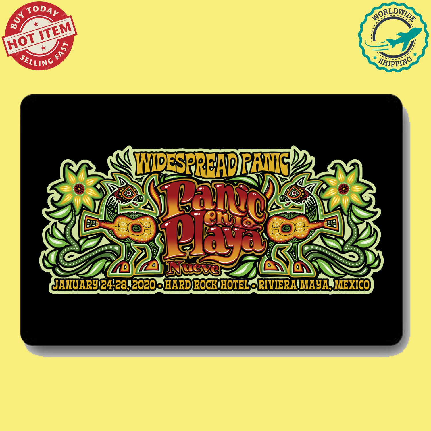 WIDESPREAD PANIC - PANIC EN LA PLAYA NUEVE doormat