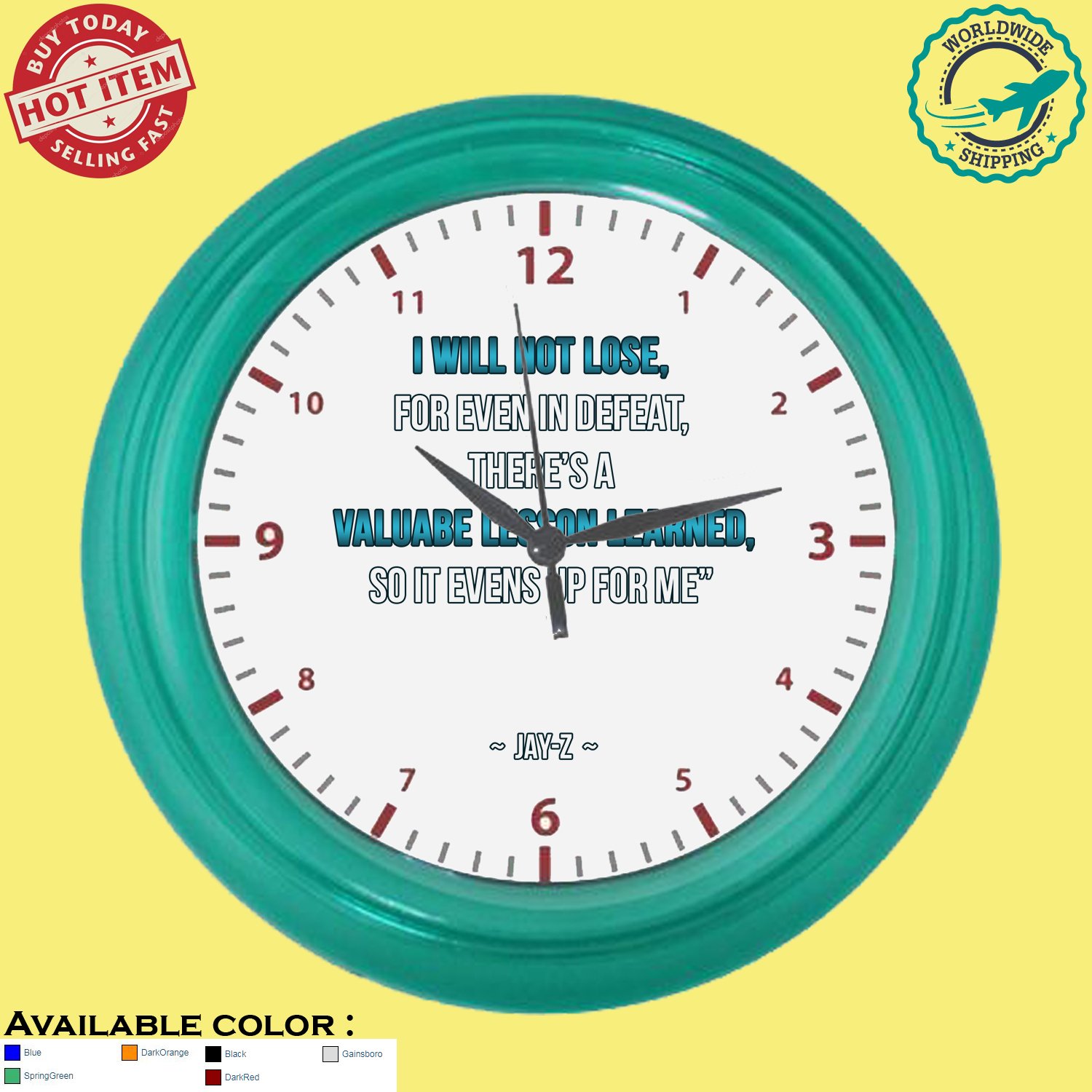 4 JAY Z - 4:44 Wall Clocks