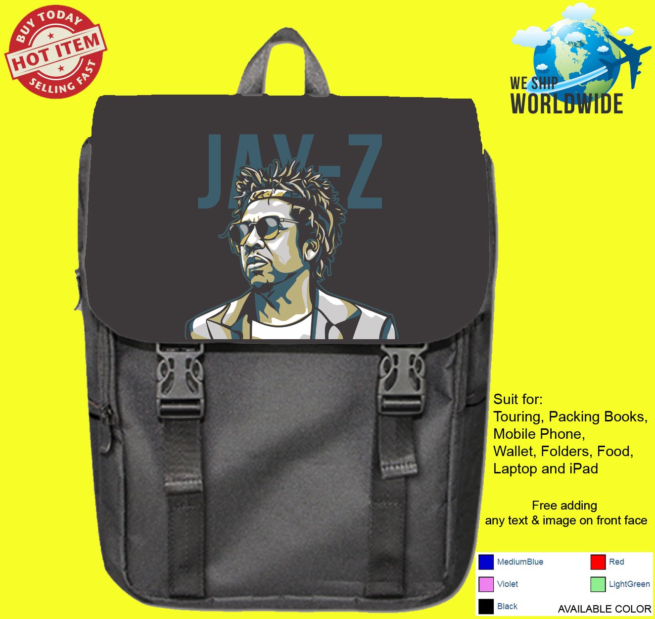 5 JAY Z - 4:44  Backpack Bags