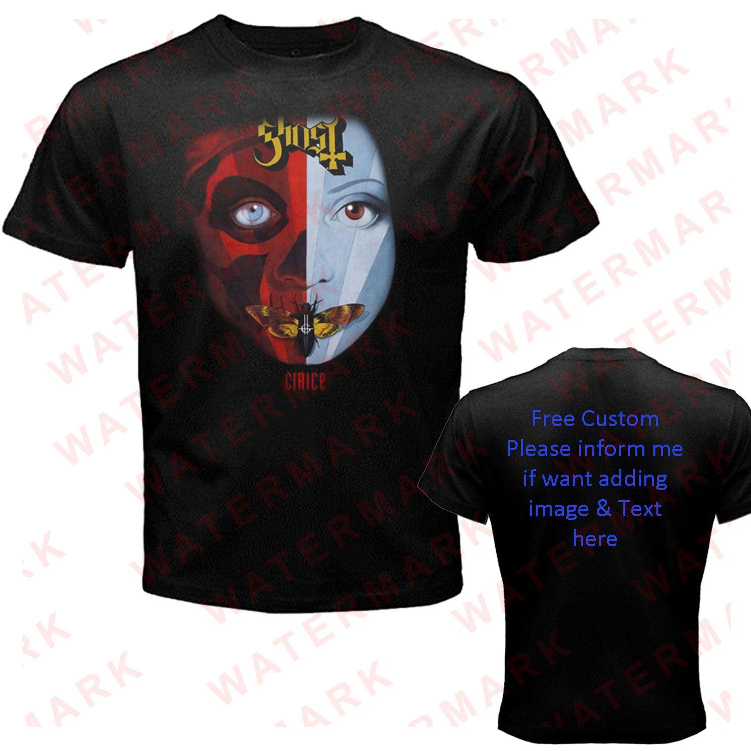 Ghost BC band Tobias Forge - Prequelle 3 shirt All Size Adult S - 5XL Kids Infants Toddler