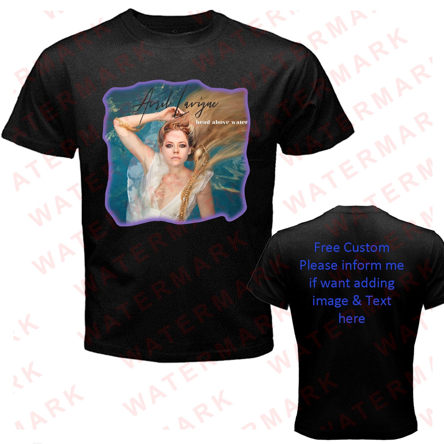 Avril Lavigne - Head Above Water 1 shirt All Size Adult S - 5XL Kids Infants Toddler