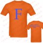 Alphabet Letter F shirt All Size Adult S - 5XL Kids Infants Toddler