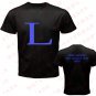 Alphabet Letter L shirt All Size Adult S - 5XL Kids Infants Toddler