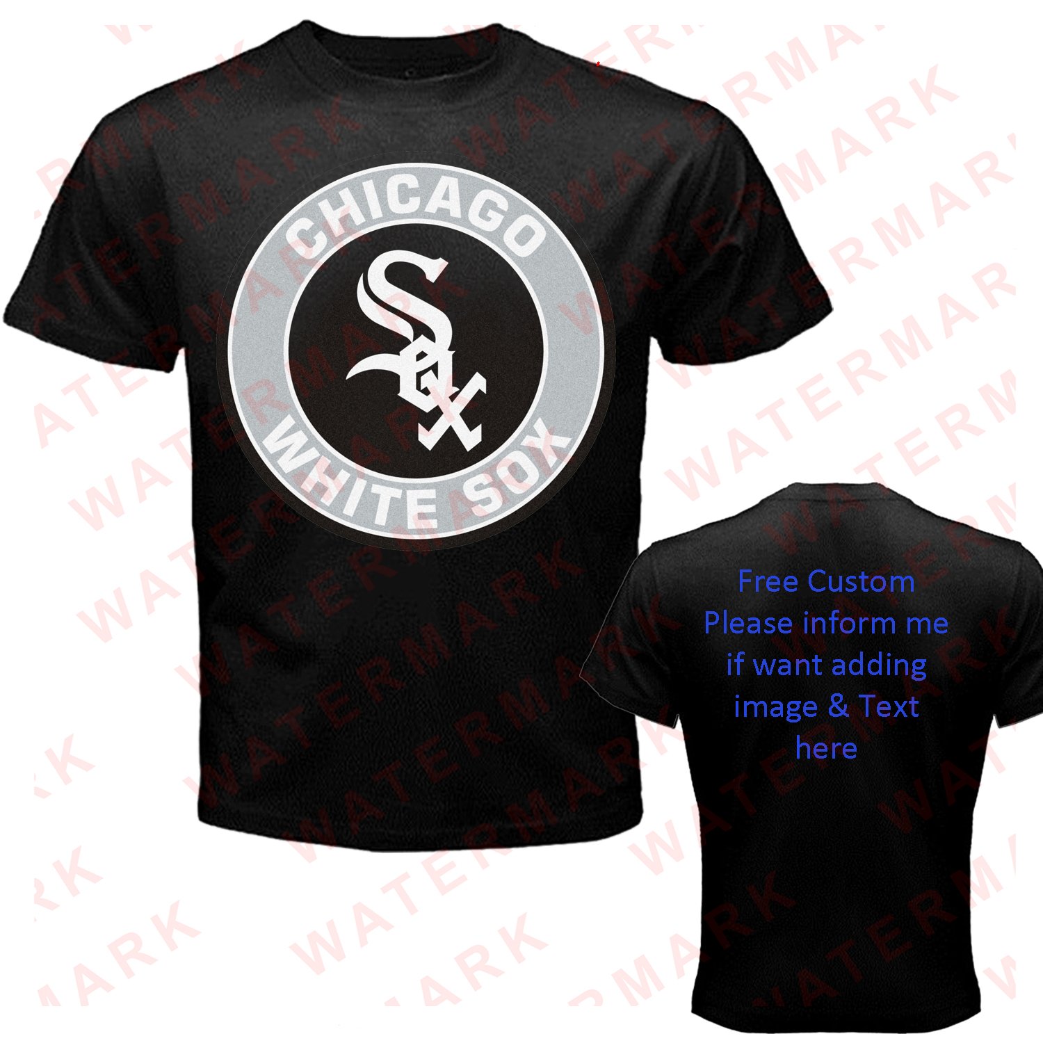 Chicago White Sox 2 Baseball Sport shirt All Size Adult S - 5XL Kids Infants Toddler