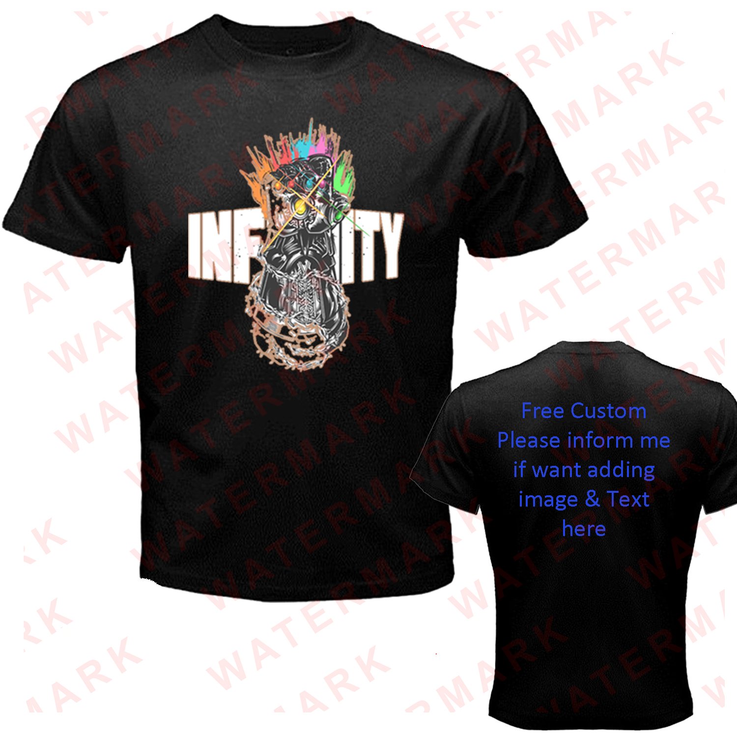 2 Avengers Infinity War shirt All Size Adult S - 5XL Kids Infants Toddler