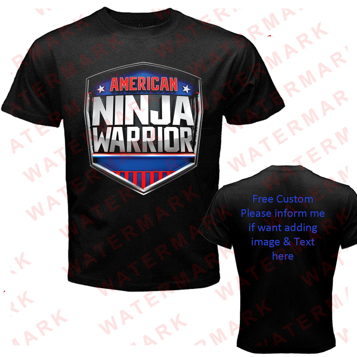 American Ninja Warrior 4 shirt All Size Adult S - 5XL Kids Infants Toddler