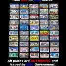 50 UNITED STATES LICENSE PLATES SET NUMBER TAG USA LOT DECORATION + BONUS PLATE! 