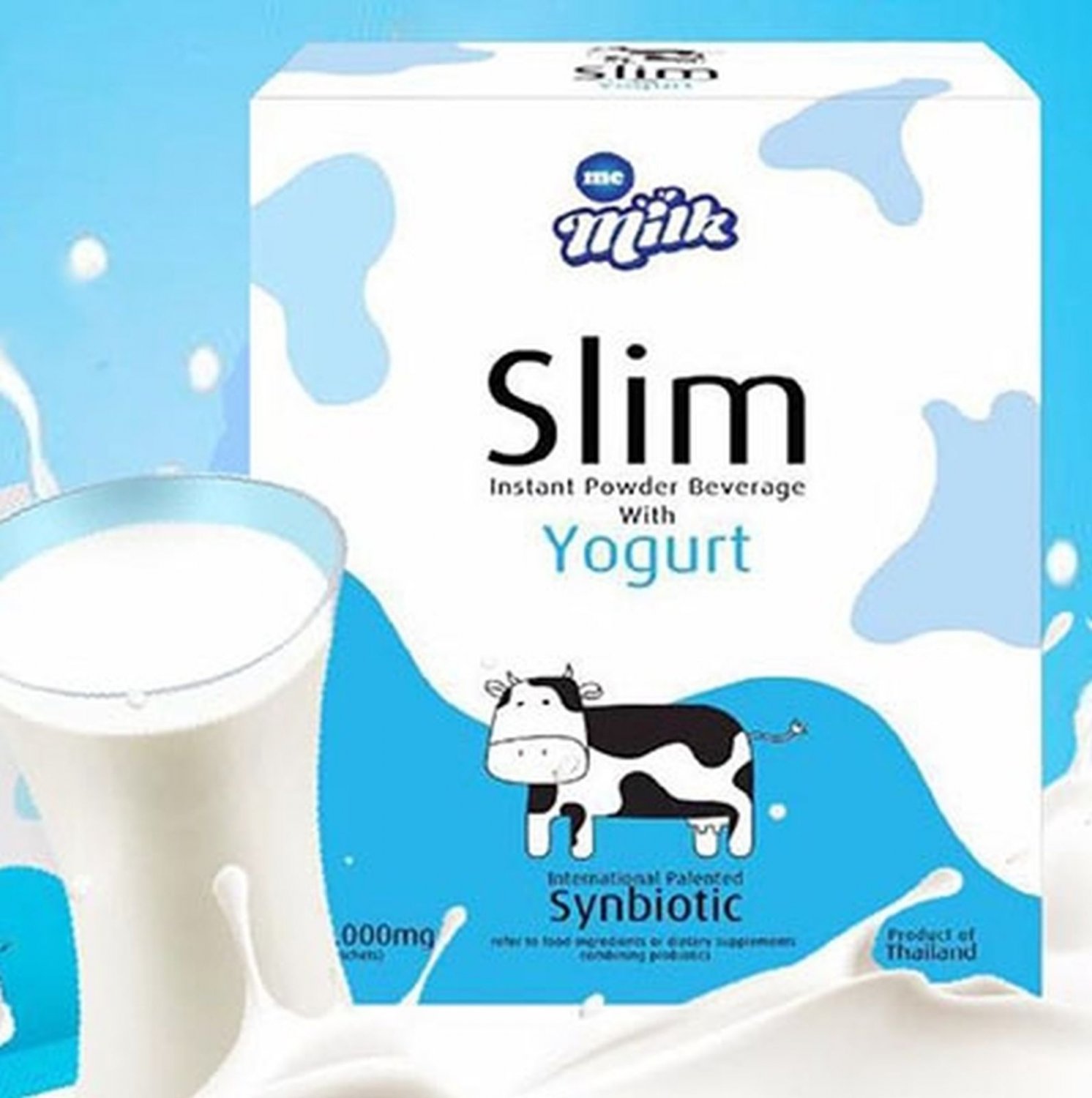 2X Me Milk Slim Yogurt Slimming Weight Loss Diet Supplementary 10 Sachets
