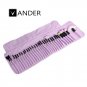 Profesional Set De 32 Pinceles Y Brochas Para Maquillaje Mango De Estuche Madera